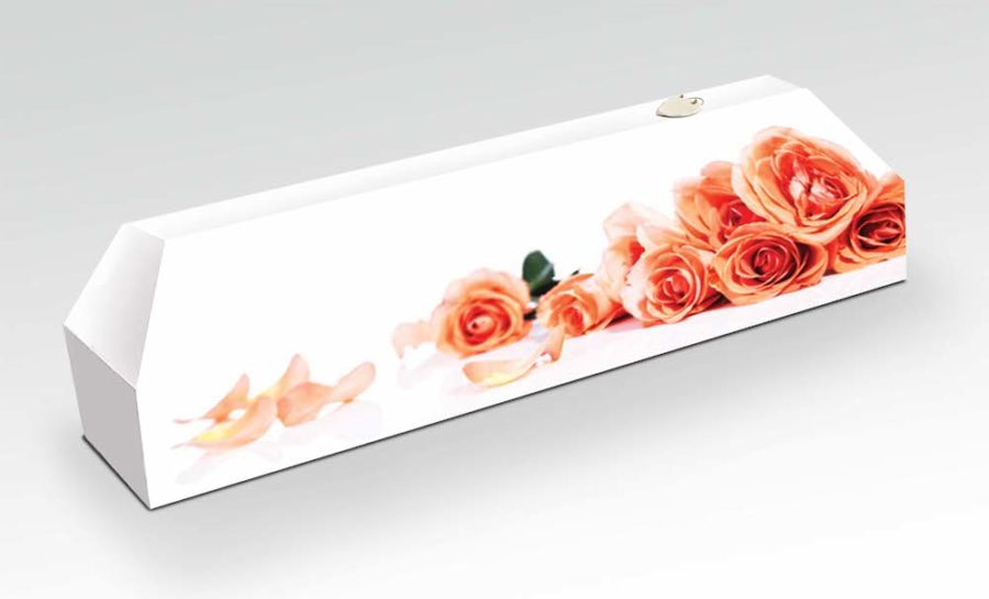 cercueil-en-carton-fleurs-roses-orange